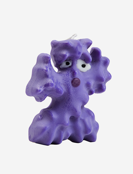 BXF MONSTERS CANDLE - PURPLE brownbreath